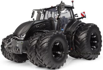 1/32 Valtra S416 Unlimited with Duals All-round (Matt Black)-farm-equipment-Model Barn