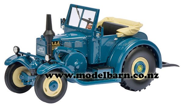 シュコー Schuco Lanz Eilbulldog 1:32 1/32 Lanz Eilbulldog with Top Down (blue) - Farm Equipment
