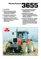 Massey Ferguson 3655 Tractor Sales Brochure 1989-mf,-ferguson,-massey-harris-Model Barn