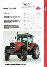 Massey Ferguson 3095 Tractor Sales Brochure 1992-mf,-ferguson,-massey-harris-Model Barn