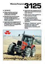 Massey Ferguson 3125 Tractor Sales Brochure 1989-mf,-ferguson,-massey-harris-Model Barn