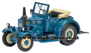 1/32 Lanz Eilbulldog with Top Down (blue)-lanz-Model Barn