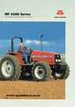 Massey Ferguson 4200 Series Tractor Sales Brochure 1998