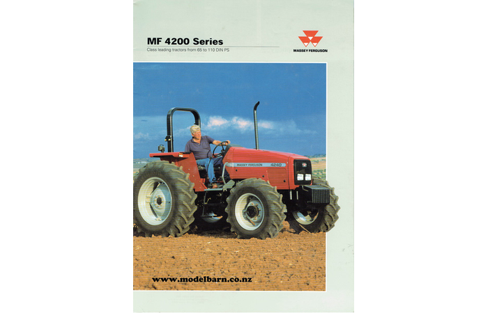 Massey Ferguson 4200 Series Tractor Sales Brochure 1998