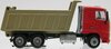 1/50 Volvo FH12-420 3-Axle Tip Truck (red & gold, used)