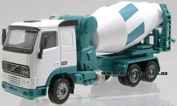 1/50 Volvo FH12-420 Concrete Mixer (blue & white, used)-volvo-Model Barn