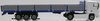 1/50 Volvo FH12-420 Prime Mover with Semi Dropside Trailer (white & blue, used)