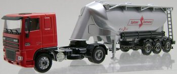 1/50 DAF 95XF 430 Prime Mover & Semi Cement Tanker Trailer "Spitzer Eurovrac"-daf-Model Barn