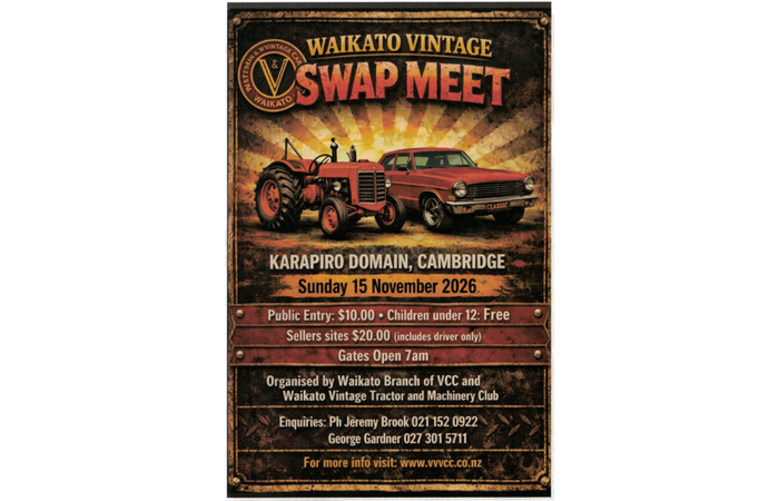 Cambridge Swap Meet November 15 2026