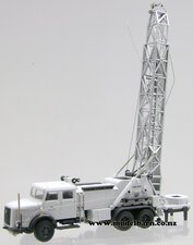 1/50 Faun-Hauber 3-Axle Truck with SMG Drilling Rig (1956) "50th Anniversay"-other-construction-Model Barn