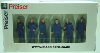 1/50 Workman Figurines "Komatsu" (6) (used)-animals-and-figurines-Model Barn