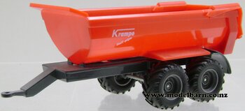 1/50 Krampe Half-Pipe Tip Trailer (red, used)-krampe-Model Barn