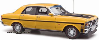 1/18 Ford XW Falcon GTHO Phase II (Shell Yellow)-vehicles-Model Barn