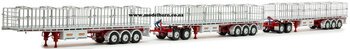 1/50 Freighter Triple Road Train Trailer & Dolly Set "Dawson's Haulage"-trucks-and-trailers-Model Barn