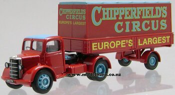 1/50 Bedford O Prime Mover & Semi Box Trailer "Chipperfields Circus"-bedford-Model Barn