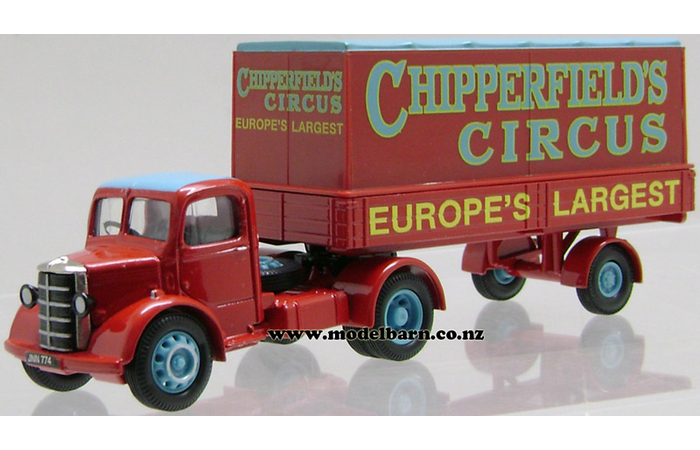 1/50 Bedford O Prime Mover & Semi Box Trailer "Chipperfields Circus"