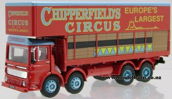 1/50 AEC Ergomatic Cab 4-Axle Pole Truck "Chipperfields Circus"-aec-Model Barn