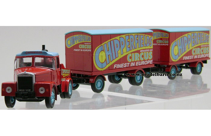 1/50 Scammell Highwayman & 2 Circus Trailers "Chipperfields Circus"