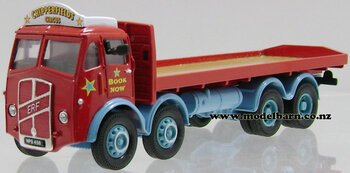 1/50 ERF Type V 4-Axle Flat Deck Truck "Chipperfields Circus"-erf-Model Barn
