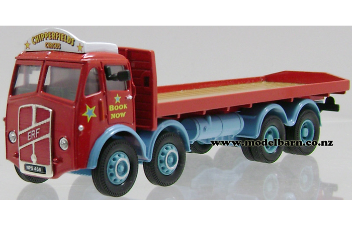 1/50 ERF Type V 4-Axle Flat Deck Truck "Chipperfields Circus"