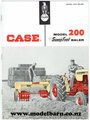 Case Model 200 Sweep Feed Baler Brochure