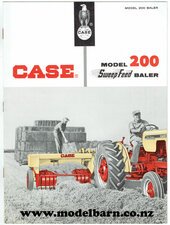 Case Model 200 Sweep Feed Baler Brochure-case-Model Barn