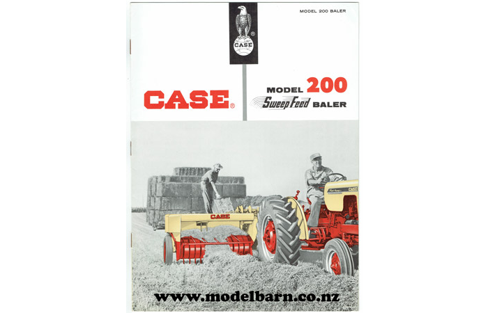 Case Model 200 Sweep Feed Baler Brochure