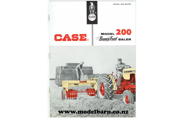 Case Model 200 Sweep Feed Baler Brochure