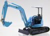 1/24 Hitachi EX33U Mini Excavator with Blade (blue)