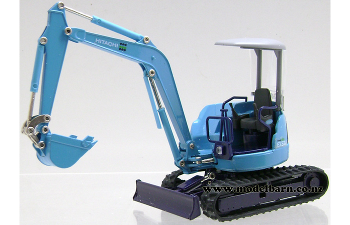 1/24 Hitachi EX33U Mini Excavator with Blade (blue)