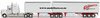 1/50 Kenworth T900 Legend Prime Mover Truck with Tautliner B-Double Trailers Combo "Corbet's Group"