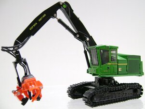 1/50 John Deere 909KH Tree Harvester with Waratah HTH624C Processing Head (unboxed, damaged)-john-deere-Model Barn