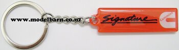 Keyring Cummins Signature Logo-key-rings-Model Barn