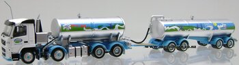 1/64 Volvo FM500 Milk Tanker & Trailer "Fonterra Milk for Schools" (used)-volvo-Model Barn