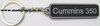 Keyring Cummins 350 Logo