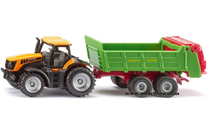 JCB Fastrac & Strautmann VS 2005 Manure Spreader (161mm)