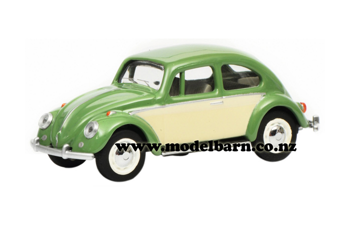 1/64 VW Beetle (green & beige)