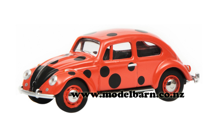 1/64 VW Beetle (red with spots) "Ladybug"