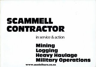 Scammell Contractor in Service & Action Sales Brochure-other-brochures-Model Barn