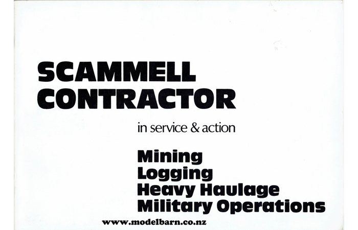 Scammell Contractor in Service & Action Sales Brochure
