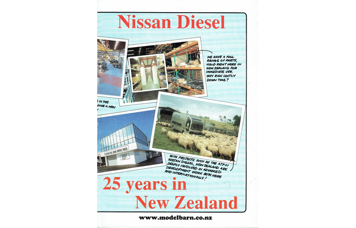 Nissan Diesel 25 Years in New Zealand Brochure 1990