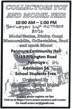 Auckland Collectors Toy & Model Fair October 24 2026-upcoming-events-Model Barn