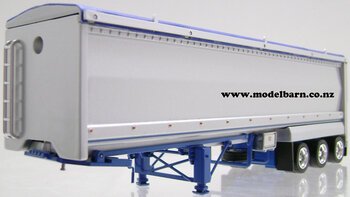 1/50 Sloanbuilt TOA Semi Tip Trailer (Kenworth Chassis Blue)-trucks-and-trailers-Model Barn