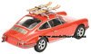 1/43 Porsche 911 S (red) with Ski Roof Racks