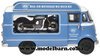 1/43 Mercedes L 319 Van (blue) with NSU Motorbike