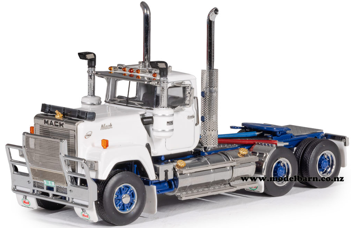 1/50 Mack Super-Liner II Day Cab Prime Mover (White & Blue)