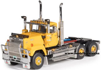 1/50 Mack Super-Liner II Day Cab Prime Mover (Yellow & Black)-trucks-and-trailers-Model Barn