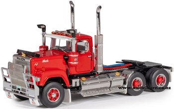 1/50 Mack Super-Liner II Day Cab Prime Mover (Red & Black)-trucks-and-trailers-Model Barn