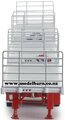 1/50 Freighter Triple Road Train Trailer & Dolly Set (White & Red)