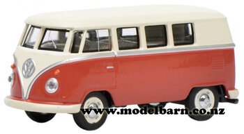 1/64 VW Kombi T1 Bus (red & beige)-volkswagen-Model Barn